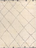 Exquisite Rugs Moroccan Hand Woven 3854 Ivory - Gray Area Rug