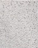 Exquisite Rugs Natural Hide Hair On Hide 4062 Silver Area Rug