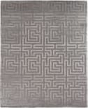 Exquisite Rugs Metro Velvet Hand Knotted 5041 Silver Area Rug