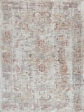 The Met x Exquisite Rugs Antique Loom Power Loomed 5591 Cream - Rust