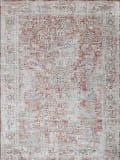 The Met x Exquisite Rugs Antique Loom Power Loomed 5593 Rust - Beige