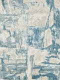 Exquisite Rugs Luxury Laureno Hand Knotted 6316 Ivory - Light Blue Area Rug