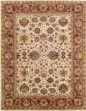 Famous Maker Tabriz P-437 Ivory - Red Area Rug