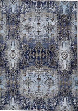 Feizy Gaspar 39KTF Gray/Blue Area Rug 10 ft. 4 in. x 13 ft. 6 in. Rectangle