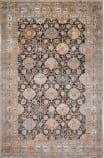 HRI Sunbrella 700 S7-03 Charcoal - Bronze Area Rug