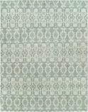 HRI Vogue 20-E Soft Blue - Ivory Area Rug