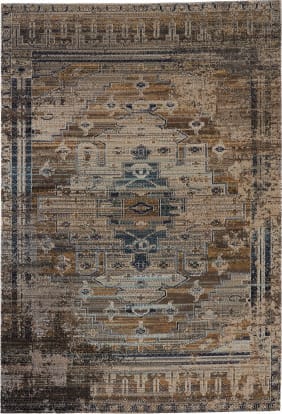 Halton Indigo Medallion Rug Runner