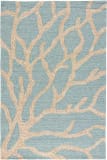 Jaipur Living Coastal Lagoon Coral Col13 Teal - Tan Area Rug