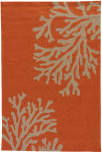 Jaipur Living Grant Design Indoor/Outdoor Bough Out GD01 Apricot Orange - Tuffet Area Rug