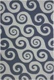 Jaipur Living Coastal Lagoon Wave Hello CI04 Blue Fox and Majolica Blue Area Rug