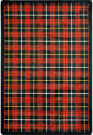 Joy Carpets Kaleidoscope Bit O' Scotch Lumberjack Red Area Rug