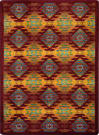 Joy Carpets Kaleidoscope Canyon Ridge Mesa Sunset Area Rug