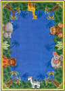 Joy Carpets Kid Essentials Jungle Friends Multi Area Rug