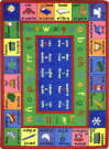 Joy Carpets Kid Essentials Lengualink Spanish Multi Area Rug