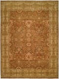 Famous Maker Carolton 100881 Brown Ivory Area Rug