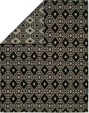 Kalaty Endura EN-911 Black - Lilac Area Rug