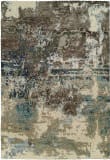 Famous Maker Onyx 100574 Abstract Blue - Grey Area Rug