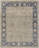 Famous Maker Oushak 100474 Grey / Navy Area Rug