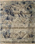 Famous Maker Soumak 100493 Natural/Denim Area Rug