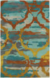 Kaleen Brushstrokes Brs02-91 Teal Area Rug