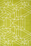 Kaleen Origami Org04-96 Lime Green Area Rug