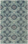 Kaleen Weathered Wtr03-91 Teal Area Rug