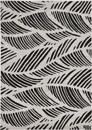 Fun Rugs Supreme Zebra Skin TSC-045 Black White