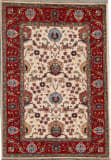 Kashee Vintage Ivory - Rust 4'1'' x 5'10'' Rug