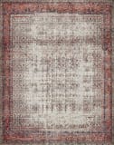 Loloi II Layla LAY-12 Ivory - Brick Area Rug