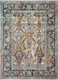 Loloi Silvia Sil-01 Stone - Teal Area Rug