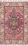 Loloi Zharah Zr-05 Raspberry - Taupe Area Rug