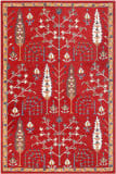 Lr Resources Babylon 81785RED  Area Rug