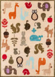 Momeni Lil Mo Whimsy Lmj-2 Ivory Area Rug