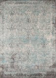 Momeni Luxe Lx-16 Turquoise Area Rug