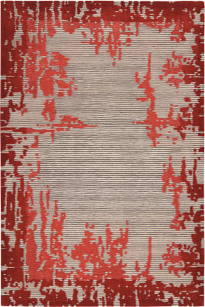 Murat Modern Orange Indoor/Outdoor Patio Rug - Lush Ambience