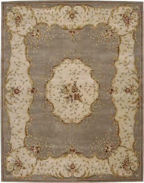 Surya Mugal Transitional Hand Knotted 100% Semi-Worsted New Zealand Wool Mushroom 2' x 3' Accent Rug Surya Mugal Transitional Hand Knotted 100% Semi-Worsted New Zealand Wool Mushroom 2' x 3' Accent Rug