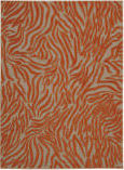 Nourison Aloha Alh04 Orange Area Rug