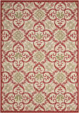 Nourison Caribbean Crb02 Ivory - Rust Area Rug