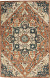 Nourison Bahari BAH02 Rust Area Rug