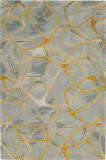 Nourison Symmetry Smm05 Grey - Yellow Area Rug