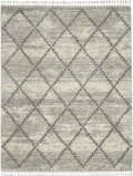 Nourison Oslo Shag Osl01 Ivory - Grey Area Rug