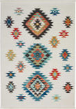 Nourison Navajo Nav07 White Area Rug