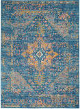 Nourison Tranquil TRA06 Navy Blue Area Rug