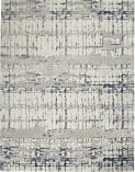 Nourison Twilight TWI10 Ivory - Navy Area Rug