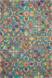 Nourison Vibrant Vib08 Teal Area Rug