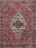 Nourison Home Grand Washables Grw03 Rust Multicolor Area Rug