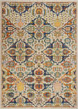 Nourison Home Allur Alr03 Ivory Multicolor Area Rug