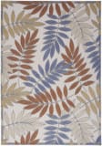 Nourison Home Aloha Alh18 Blue Mocha Area Rug