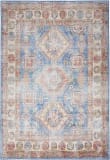 Nourison Home Fulton Ful08 Blue Ivory Area Rug