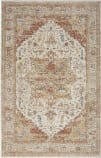 Nourison Home Sahar Shr06 Ivory Rust Area Rug